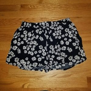 Flower Print Shorts